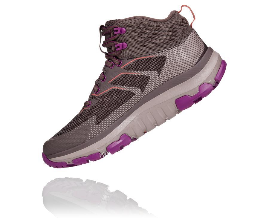 Hiking Boots Womens - Hoka One One Toa GORE-TEX - Purple - MBUQJIH-71